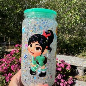 Vanellope snow globe Tumbler 16oz